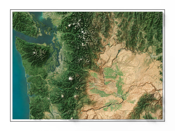 Washington Imagery Shaded Relief