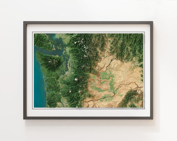 Washington Imagery Shaded Relief