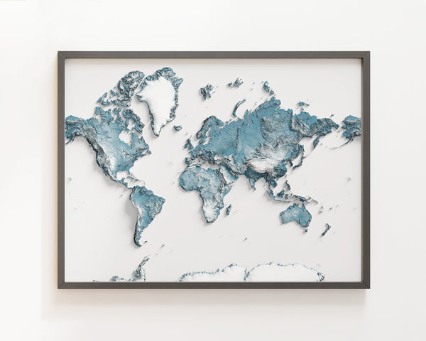 The World Shaded Relief Map