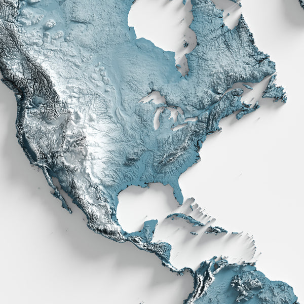 The World Shaded Relief Map