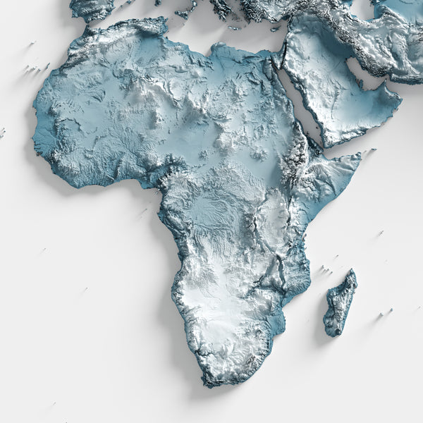 The World Shaded Relief Map