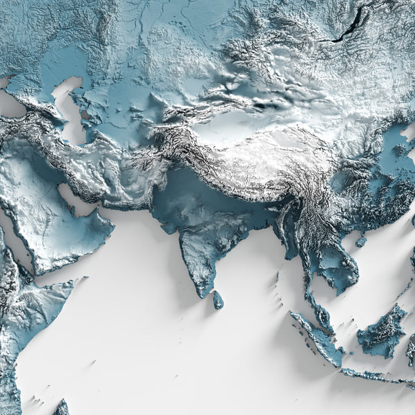 The World Shaded Relief Map
