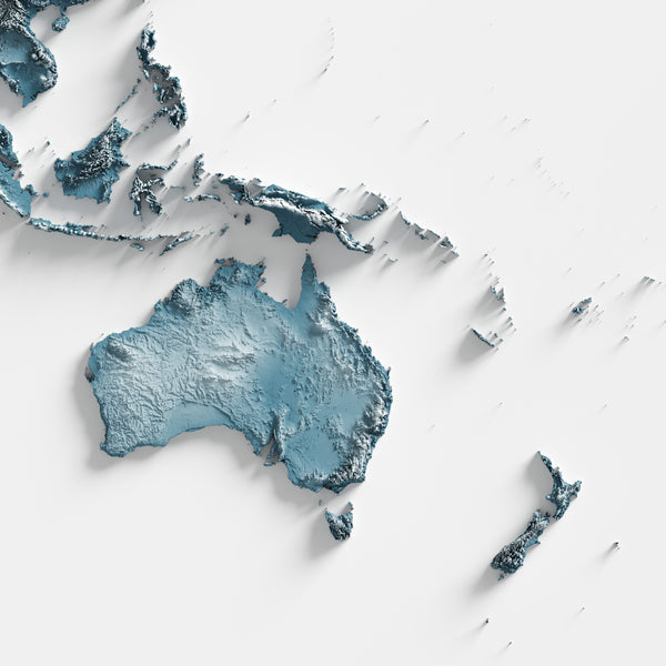 The World Shaded Relief Map