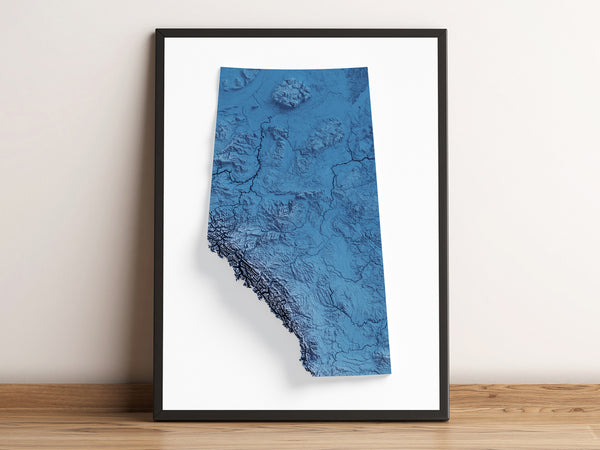 Alberta Shaded Relief