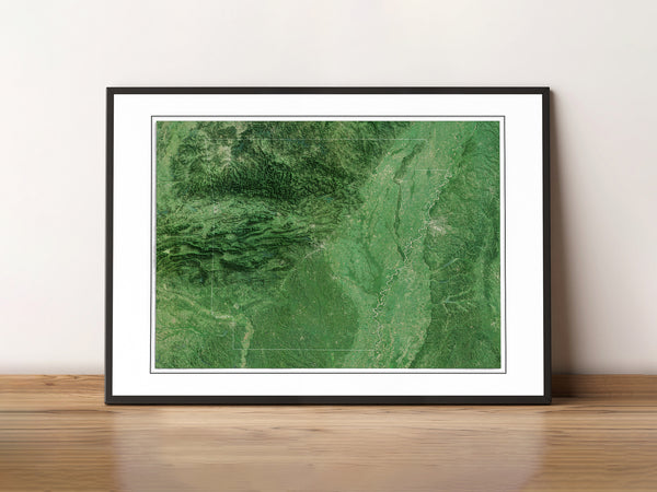 Arkansas Imagery Shaded Relief