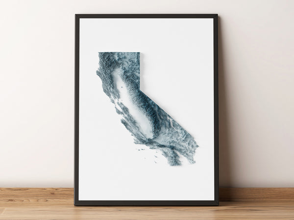 California Shaded Relief