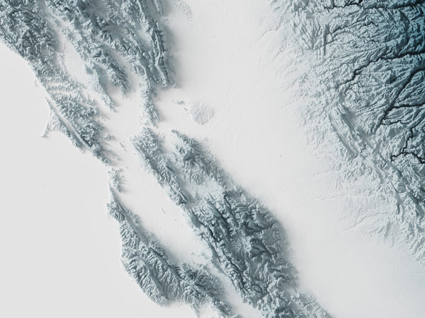 California Shaded Relief