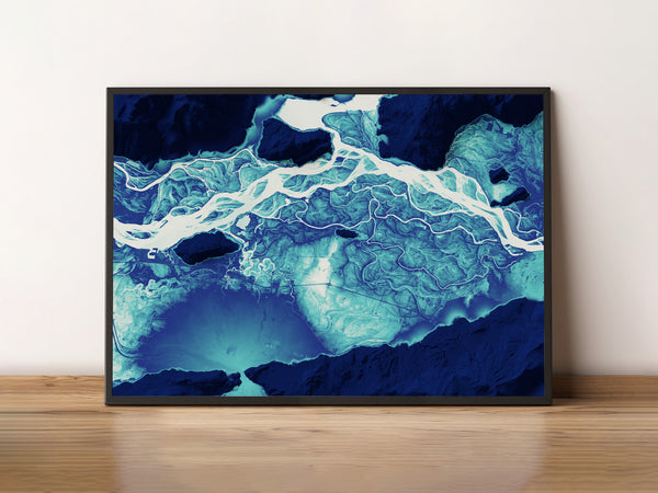 Fraser River Vivid Map