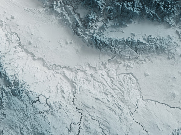 Idaho Shaded Relief