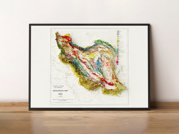 Geological Map of Iran (c.1957)