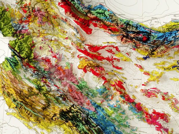 Geological Map of Iran (c.1957)
