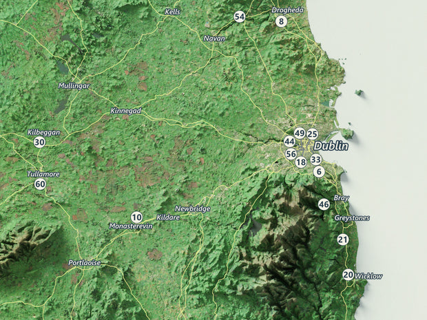 DISTILLERIES – Visual Wall Maps Studio