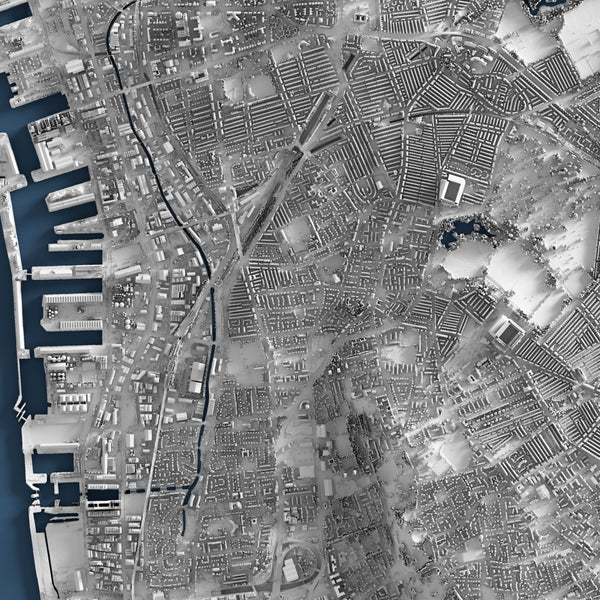 Liverpool Shaded Relief