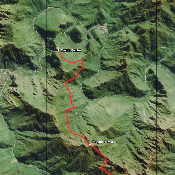Machu Picchu Inca Trail Map