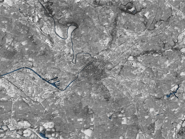 Manchester Shaded Relief