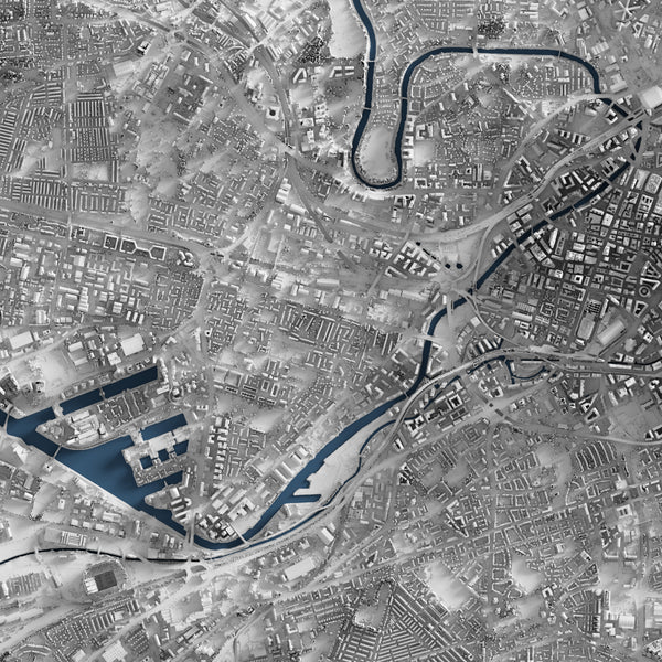 Manchester Shaded Relief