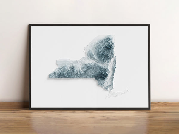 New York Shaded Relief