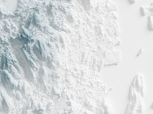 Rhode Island Shaded Relief