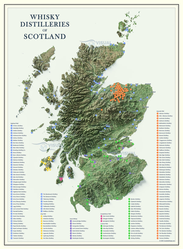 Scotch Whisky Distilleries of Scotland