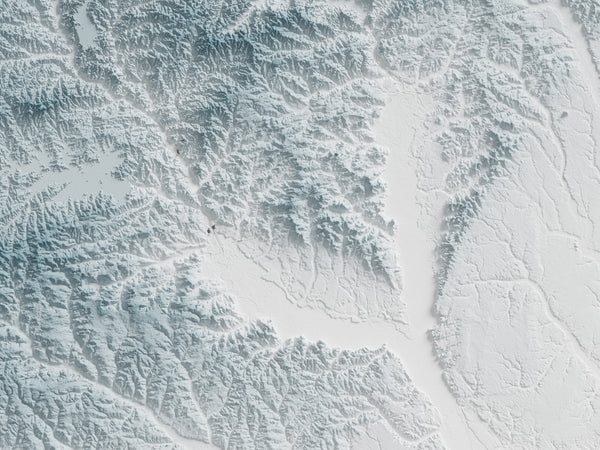 South Carolina Shaded Relief