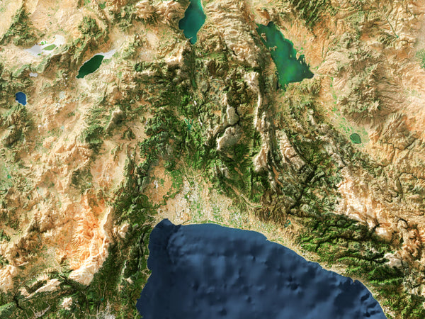 Turkey (West) Imagery Shaded Relief