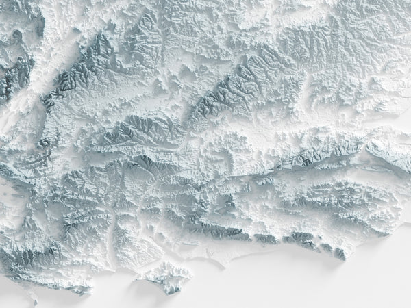 United Kingdom Shaded Relief