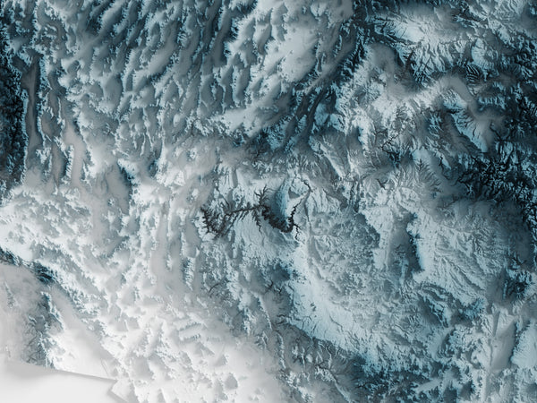 U.S.A. Shaded Relief