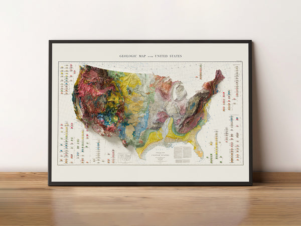 Geological Map of the United States (c.1932)