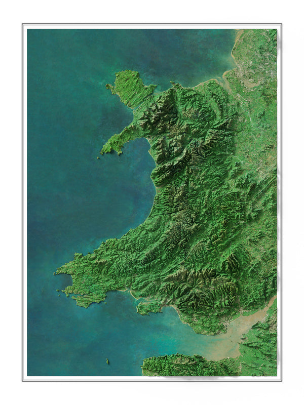 Wales Imagery Shaded Relief