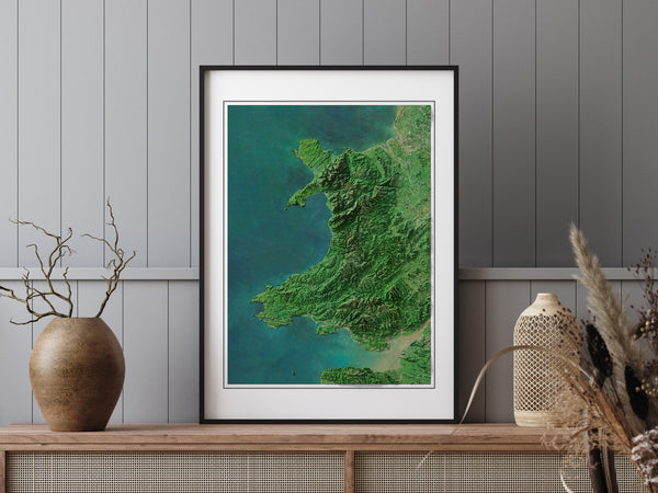 Wales Imagery Shaded Relief