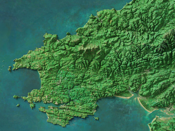 Wales Imagery Shaded Relief