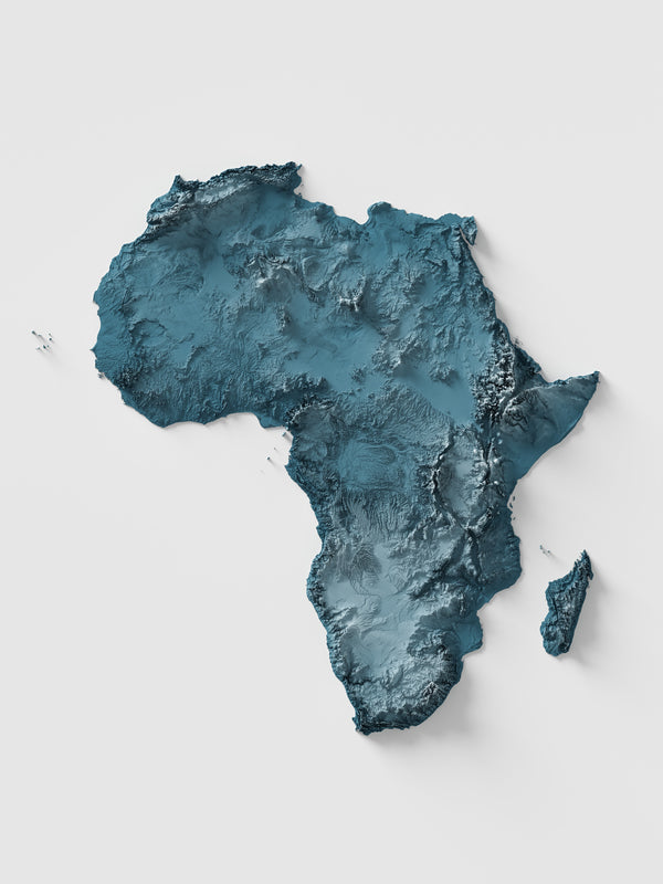 Africa Shaded Relief