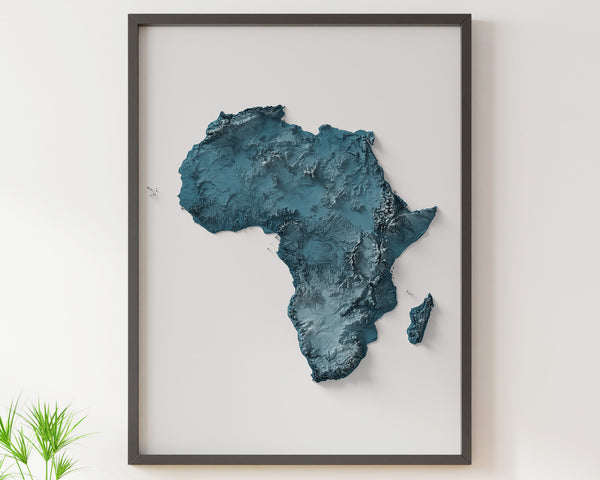 Africa Shaded Relief