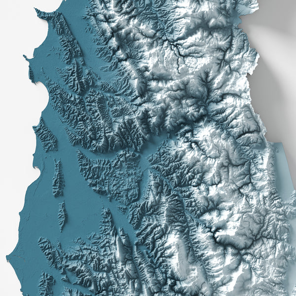 Albania Shaded Relief