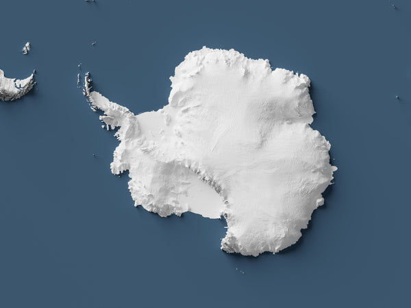Antarctica Shaded Relief