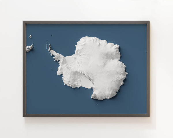 Antarctica Shaded Relief
