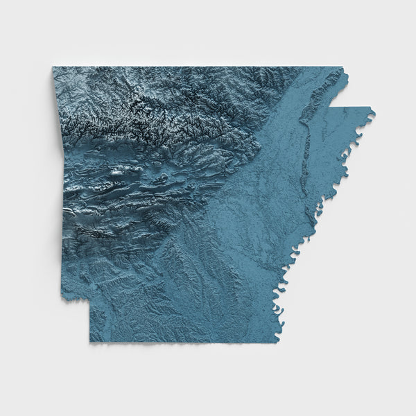 Arkansas Shaded Relief