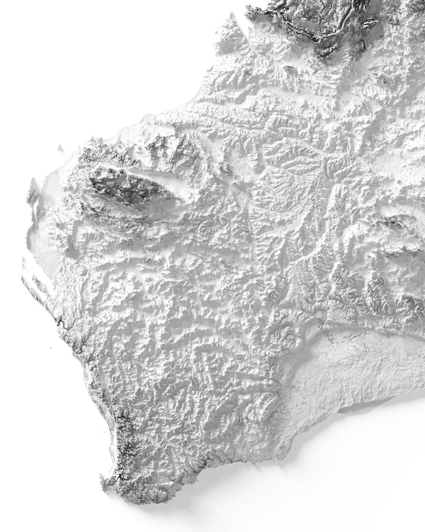 Australia Shaded Relief