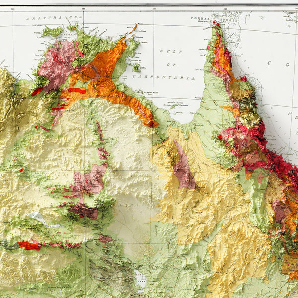 Geological Map of Australia (c.1873)