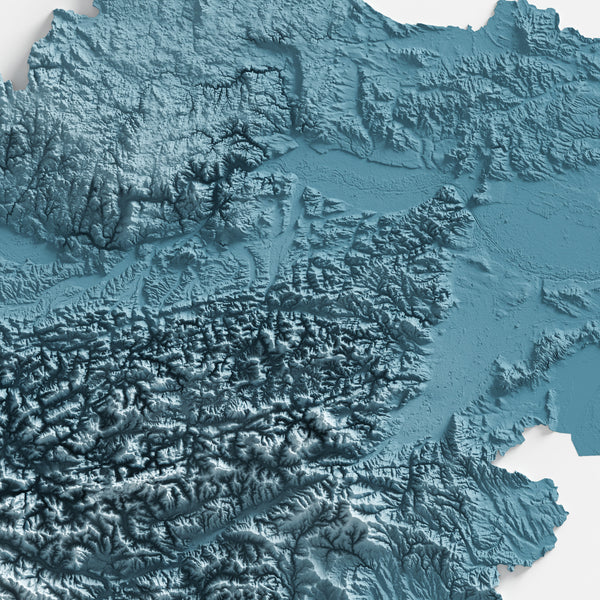 Austria Shaded Relief
