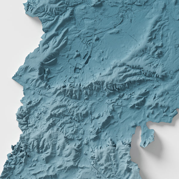Bedfordshire Shaded Relief