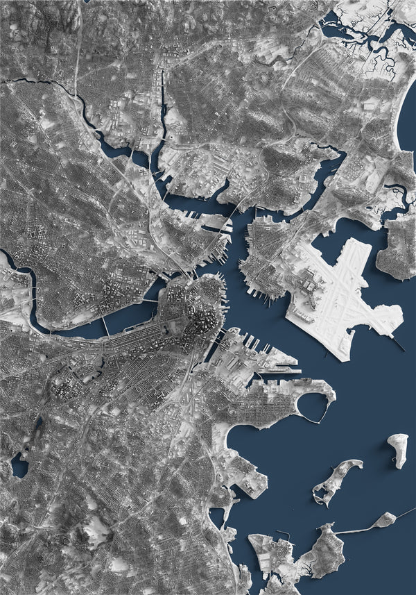 Boston Shaded Relief