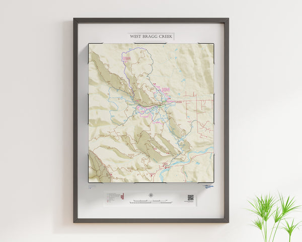 West Bragg Creek Trail Map