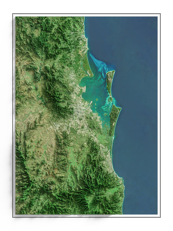 Brisbane Imagery Shaded Relief