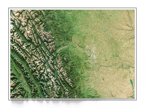 Calgary Imagery Shaded Relief