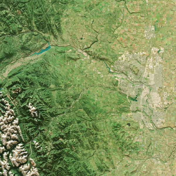 Calgary Imagery Shaded Relief