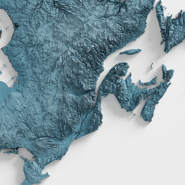 Canada Shaded Relief