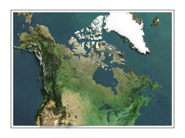 Canada Imagery Shaded Relief