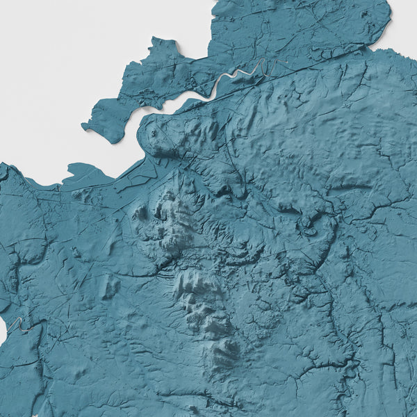 Cheshire County Shaded Relief