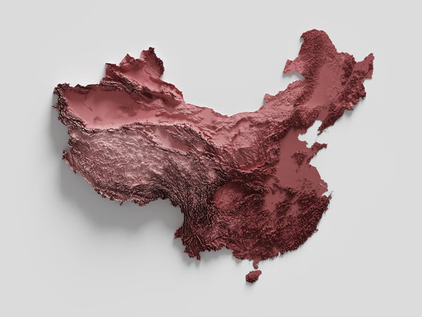 China Shaded Relief